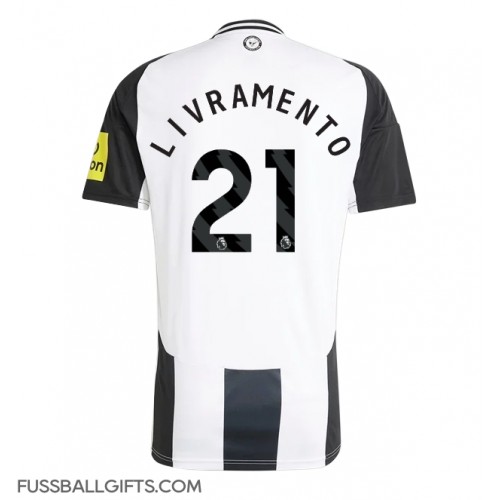 Newcastle United Tino Livramento #21 Fußballbekleidung Heimtrikot 2024-25 Kurzarm